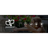 Gardeon Solar Fountain Water Fountain Feature Cascading Fountain LED Lights 76CM Grey